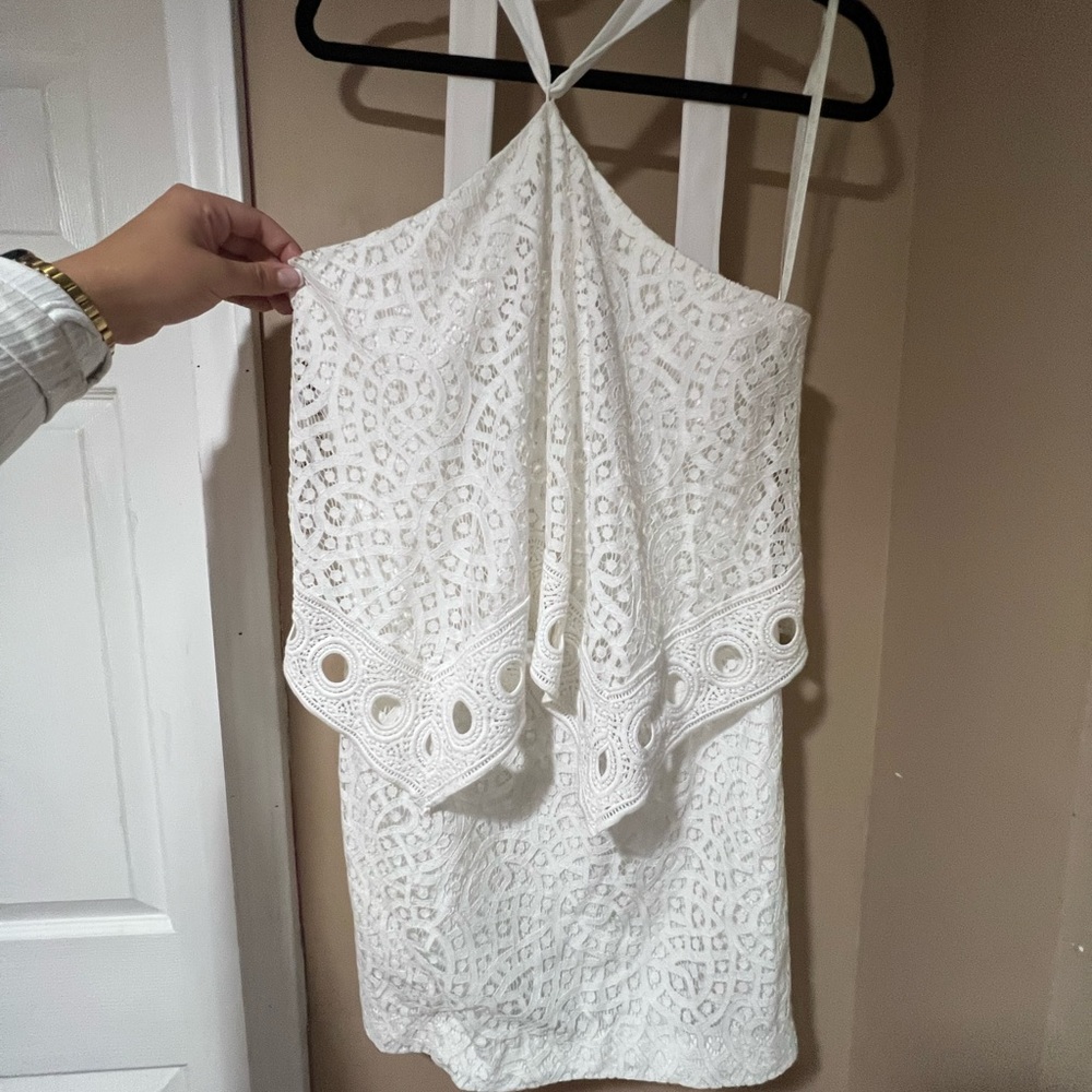 Lilly Pulitzer high neck white dress